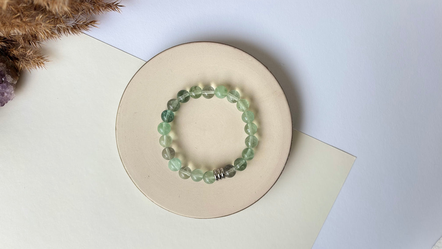 Metsän Kirkkaus (Vihreä fluoriitti 8 mm)
