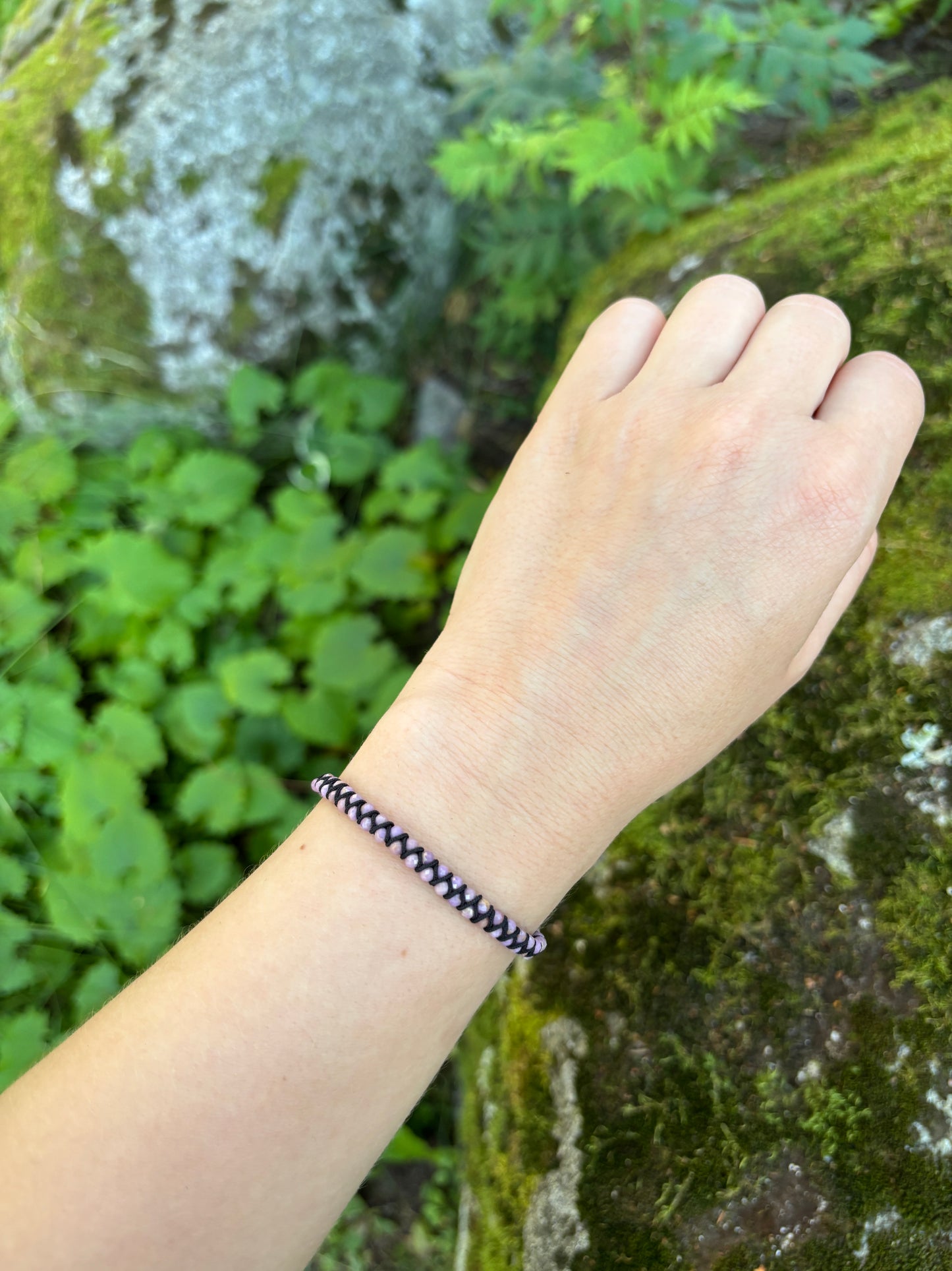 Mielenrauha & Viisaus — Punottu choker fosfosideriitistä