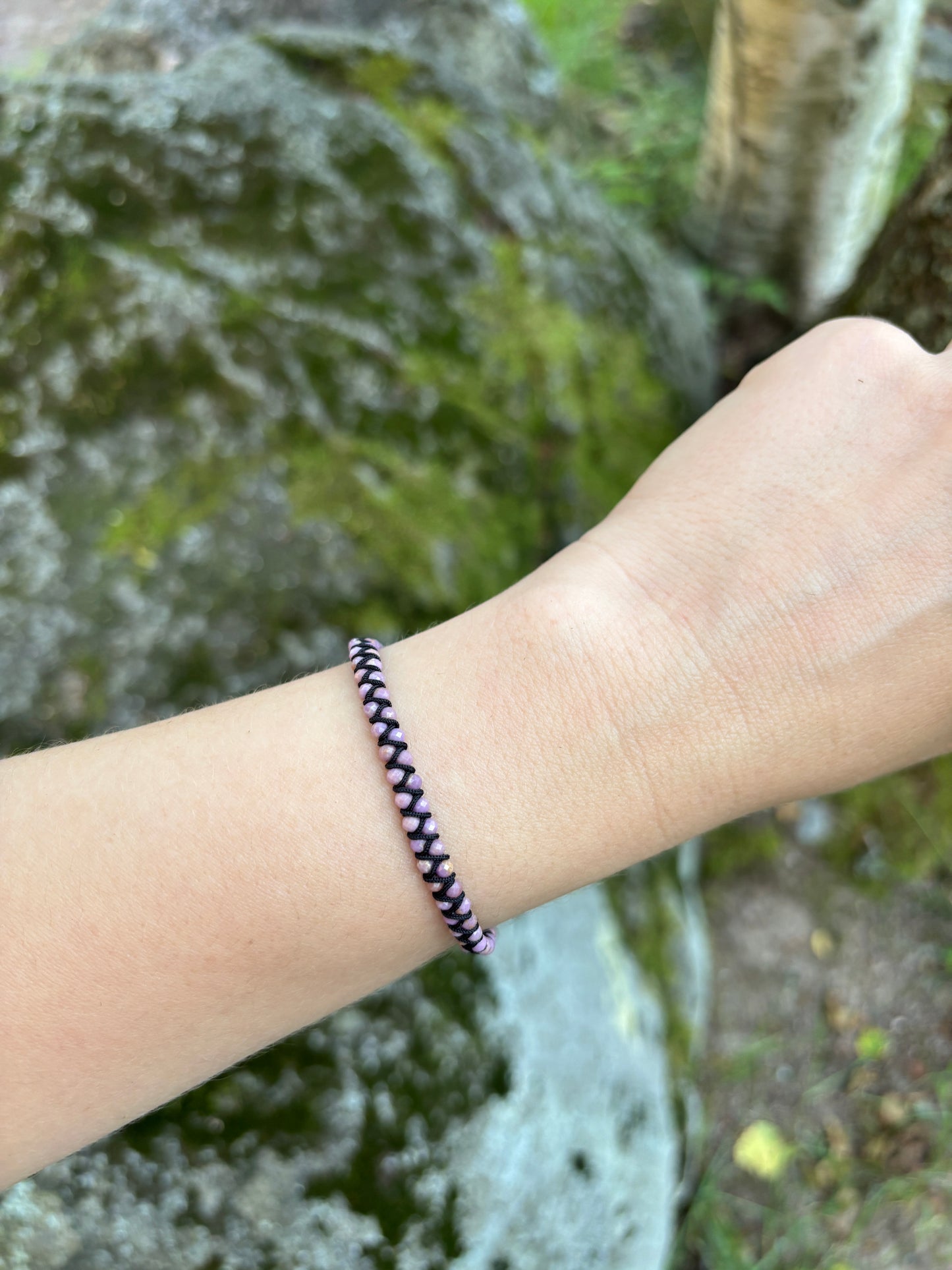 Mielenrauha & Viisaus — Punottu choker fosfosideriitistä