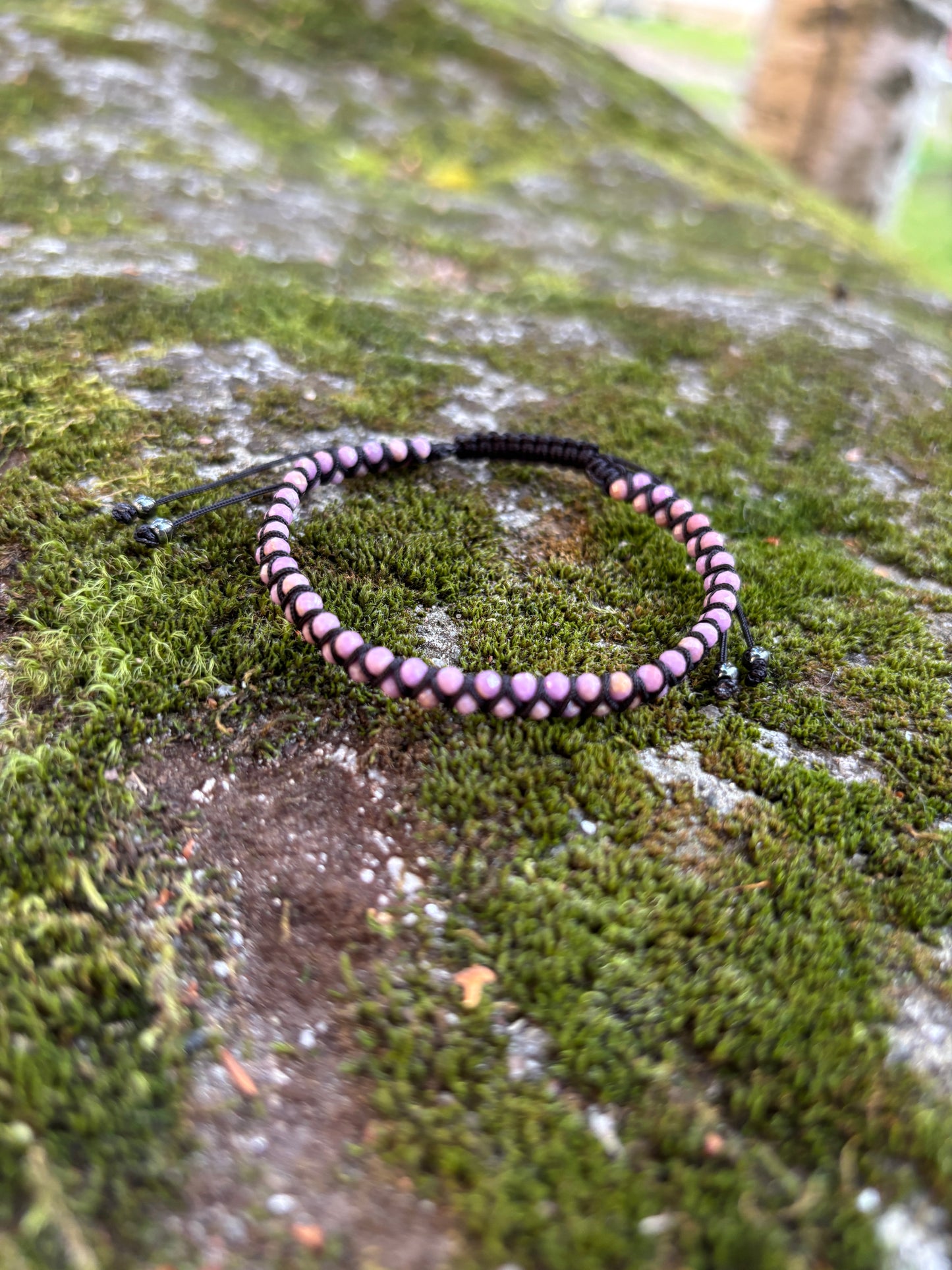 Mielenrauha & Viisaus — Punottu choker fosfosideriitistä