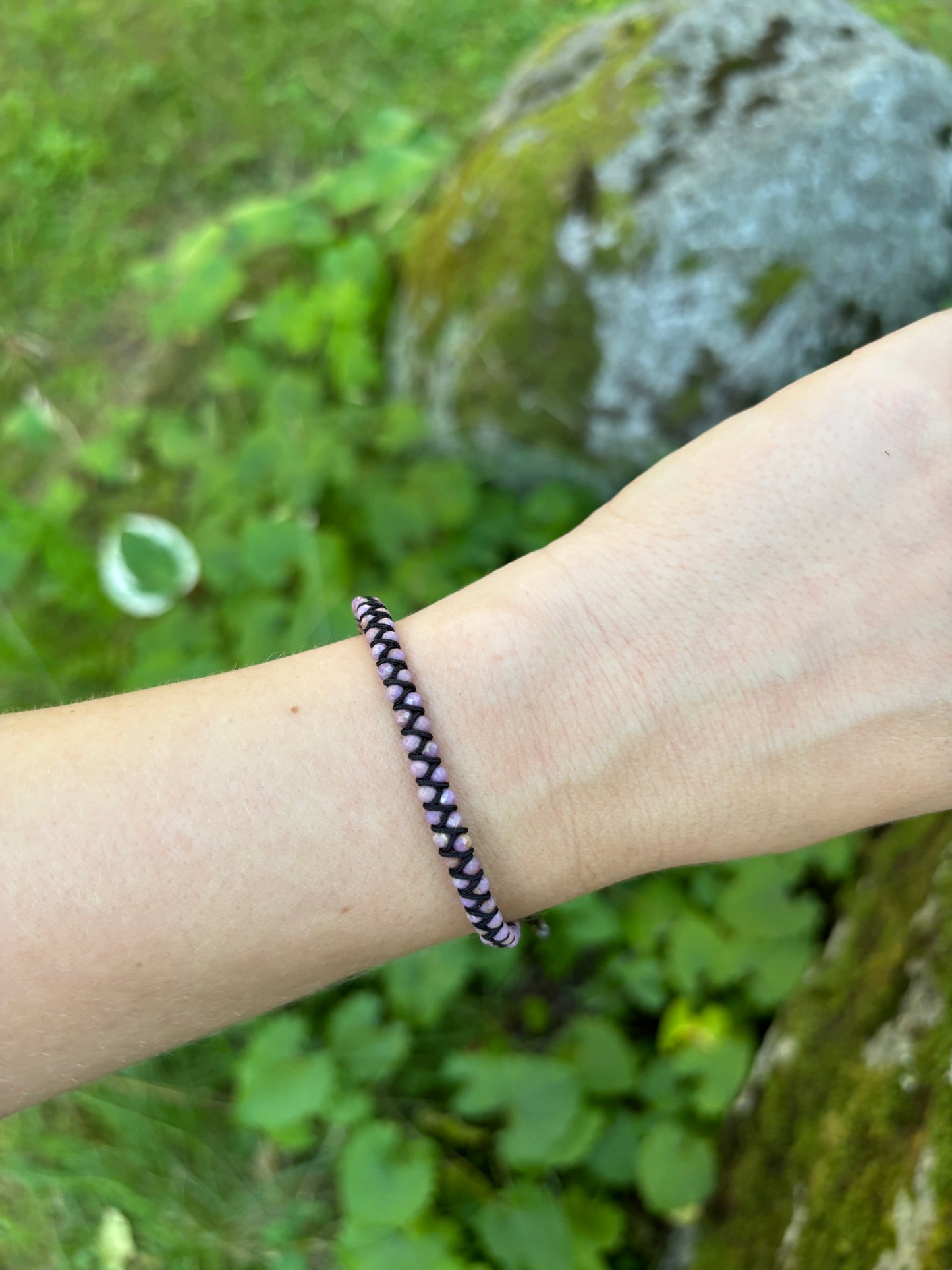 Mielenrauha & Viisaus — Punottu choker fosfosideriitistä
