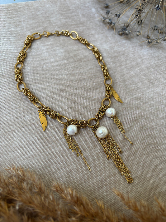 Kullanvärinen Helmi-Ketju